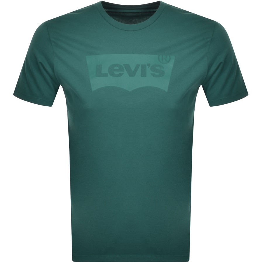 Alternative Image for ProductLevis Logo Crew Neck T Shirt Green1
